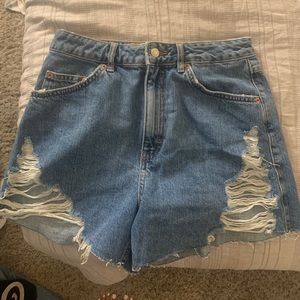 Topshop mom shorts
